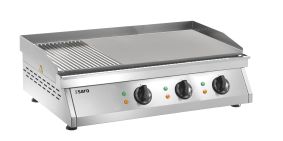 SARO Electric griddle (grooved + smooth)
model FRY TOP GH 760 R