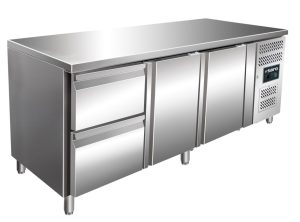 SARO Cooling table with 2 doors and 1x 2 drawer set,
model KYLJA 3110 TN