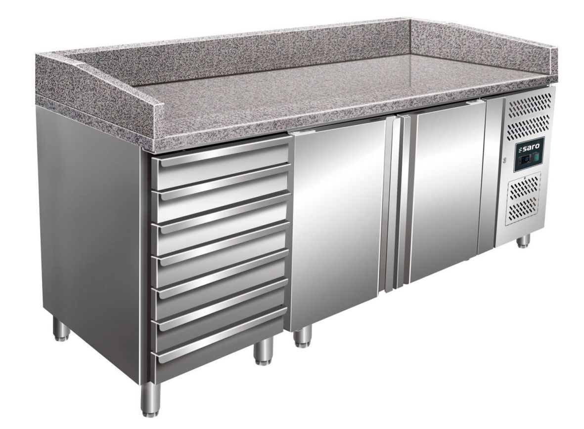 SARO Pizza preparation table with drawers
model MARGA PZ 2610 TN