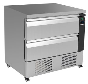 SARO drawer cooling table with 2 drawers,
model DRAW 3SK
