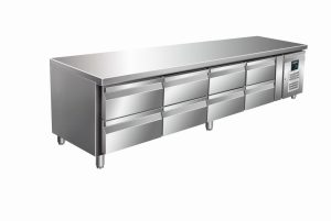 SARO refrigerated undercounter cooling tabel, 4x2 drawers 
model UGN 4180 TN