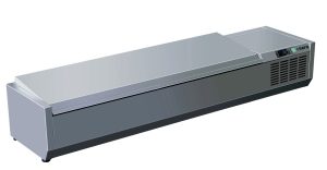 SARO Refrigerated Table Top Display with lid - 1/3
model VRX 1500 S/S