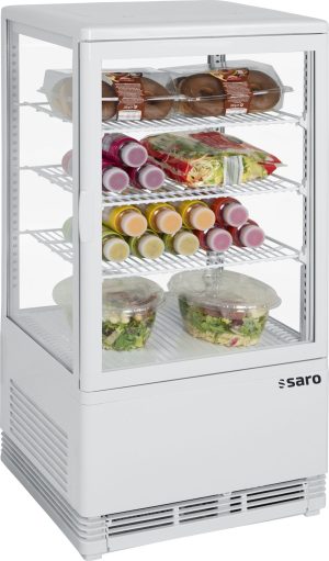 SARO Mini Refrigerated Showcase Ventilated Cooling
model SC 70 white