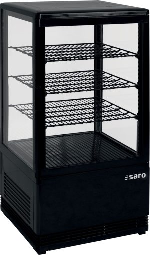 SARO Mini Refrigerated Showcase Ventilated Cooling
model SC 70 black