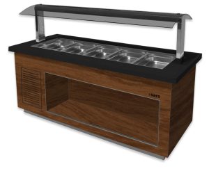 SARO Salatbar
model PREMIUM LINE- SB-K 230 walnut