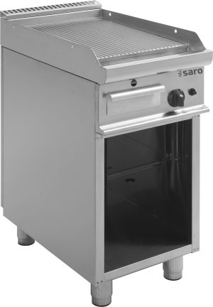 SARO Gas griddle with open stand
model E7/KTG1BAR