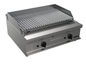SARO Gas lava rock grill Table
model E7/BS2BB