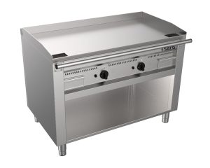 SARO Gas Teppanyaki Grill with open stand
model TED2/120 G
