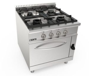SARO Gas stove + gas oven 4 burners LQ
model LQ / CUG4NG