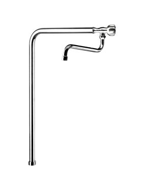 SARO Single-hole faucet extra tall with swivel spout 
model ANNIKA