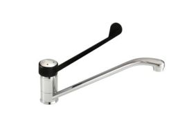 SARO Single-Hole Mixer Tap Swivel Lever Black 
model CHIARA