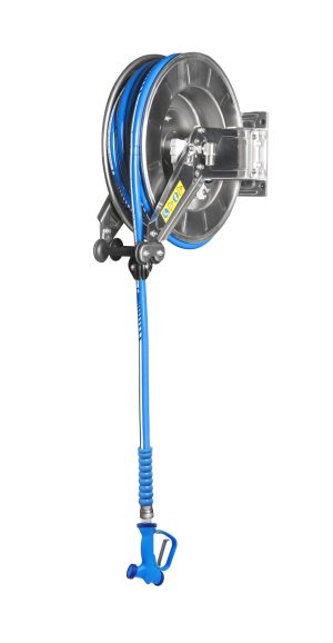 SARO Hose Reel + Hose (10m) + Pistol, 
model HENNINK