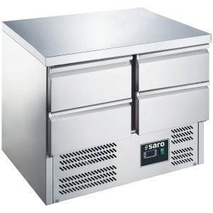 SARO Cooling table with drawers,
model ES 901 S/S TOP 0/4