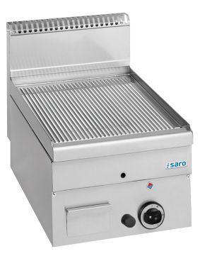 SARO Gas Grill Plate Ribbed Tabletop 400x600
model GFT46R