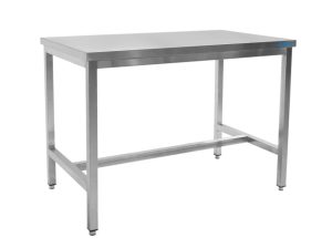 SARO Stainless steel table, without under shelf - 700 mm depth, 800mm