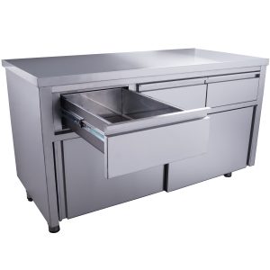 Stainless steel wall cabinets / sliding door cabinets / heated cupboards