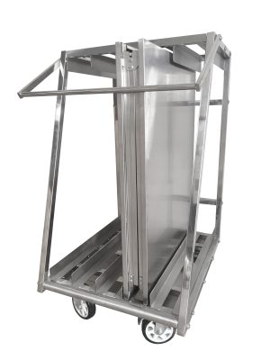 SARO Trolley for stainless steel folding tables CAPELLA
